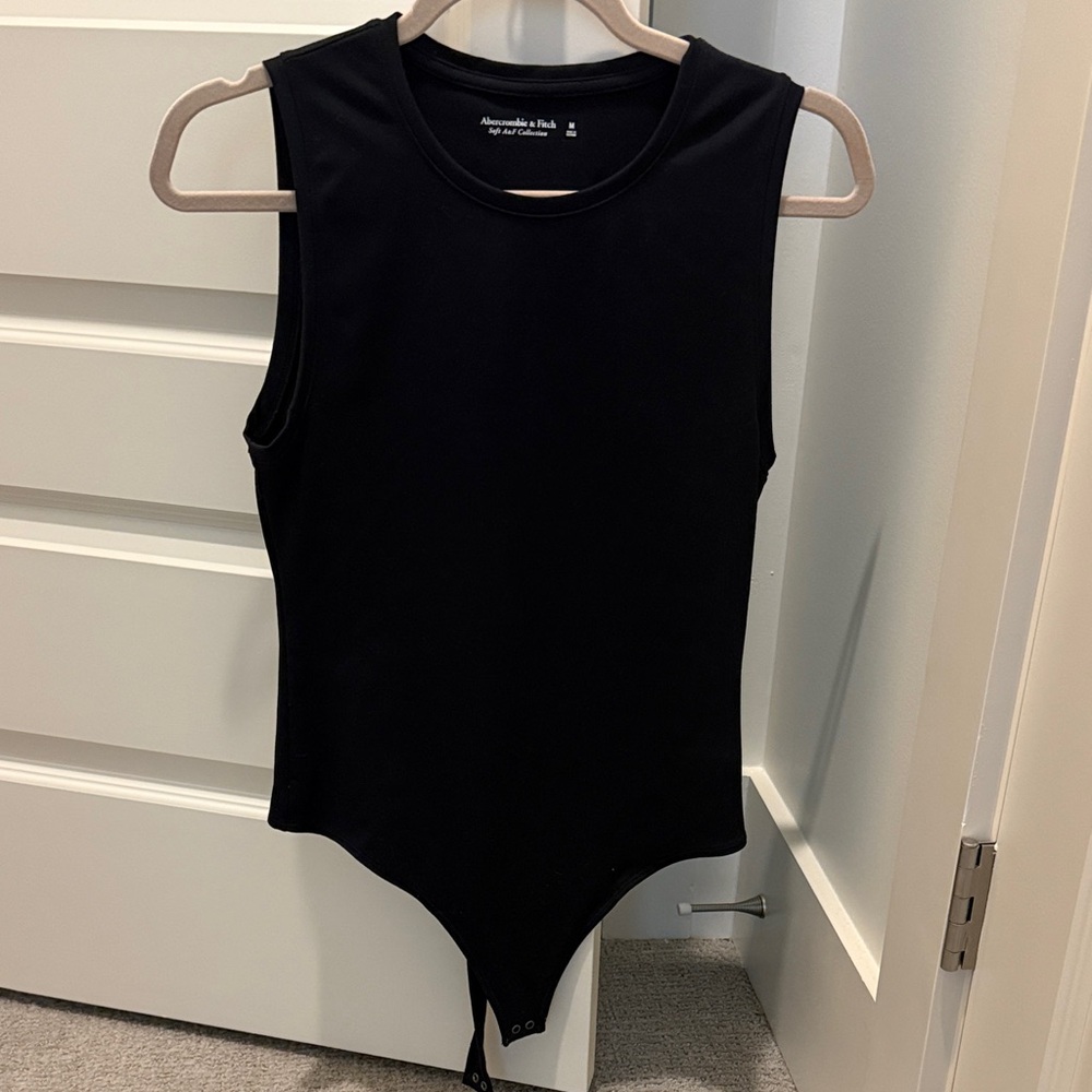Abercrombie Black Sleeveless Bodysuit